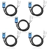 Lzcdelyxiao SN04-P NO Normal Open PNP Inductive Proximity Sensor Switch Detector 4mm 3 Wire DC 10~30V 5Pcs