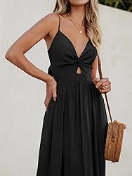 CUPSHE Women's Maxi Dress V Neck Sleeveless