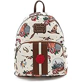 Loungefly Harry Potter Tattoo Art Cream Color Womens Double Strap Shoulder Bag Purse