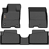 Binmotor-All Weather TPE Floor Mats for Ford Maverick Hybrid 2026-2022, Heavy Duty Car Floor Liners, Protection Automotive Car Mats, Front & 2nd Row Full Set for Maverick Hybrid Accessories