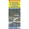 St. Martin/St. Maarten & Anguilla Travel Reference Map
