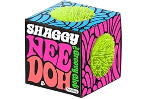 Schylling NeeDoh Shaggy - Sensory Squeeze Toy - Satisfying Dough Filling - 2.5" Wide - Color May Vary (Pack of 1)