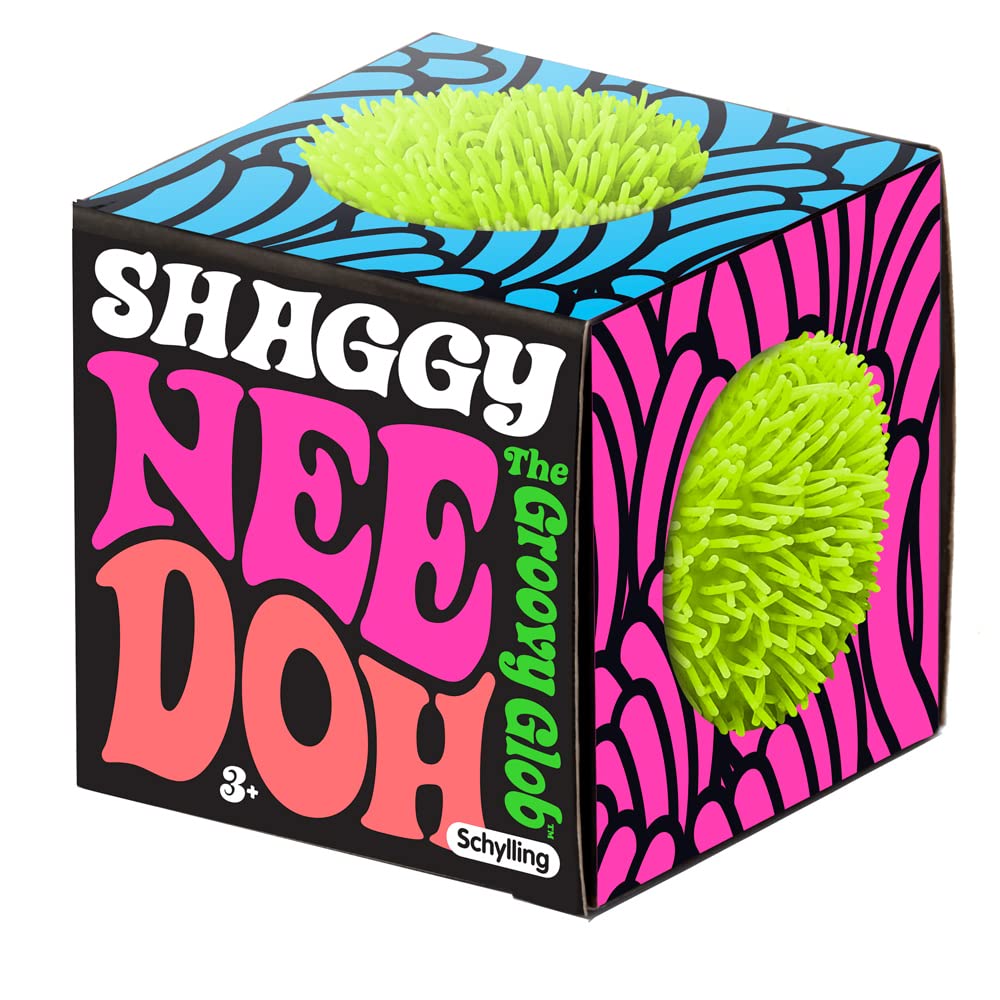 Photo 1 of Schylling NeeDoh Shaggy - Sensory Squeeze Toy - Satisfying Dough Filling - 2.5" Wide - Color May Vary (Pack of 1)