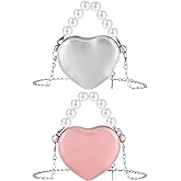 SOTOGO 2 Pieces Little Girls Purses Toddler Purse Princess Purse Handbag Girl Wallets Chain Shoulder Crossbody Bags for Kids
