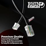 rhinocables RJ11 to RJ45 Cable Ethernet Patch Lead 3m Black view 3