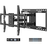 Mounting Dream Sliding TV Wall Mount for 42-86" TVs, Full Motion Articulating Dual Arms, Easy TV Centering, Max VESA 600x400mm, 132 lbs, MD2198