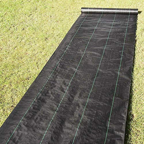 Premium 5oz Pro Garden Weed Barrier Landscape Fabric by ECOgardener