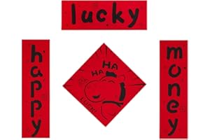 Tachiuwa Chinese New Year Couplets with Door Sticker,2026 Traditional Creative Spring Festival Decor for Offices, Luck