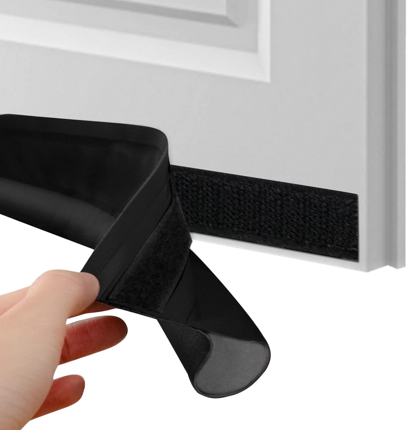 Draft Stoppers - Aosivm Under Door Draft Stopper,Door Draft Blocker,Under The Door Draft Guard,Weather Stripping Noise Cold Air Blocker Window,Washable,Dust Proof,Removable,Adjustable Door Sweeps 38