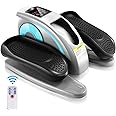 ANCHEER Under Desk Elliptical Machine, Electric Seated Pedal Exerciser, Mini Elliptical Machines for Seniors, LCD Display Monitor, Remote Control, Leg Exerciser for Home