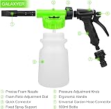SIMDAO Snow Foam Gun 1000ML ABS Spray Hose High Pressure Foam Lance Green view 2