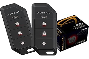Avital 3103L Automotive 1-Way Security System with Two 4-Button Remotes
