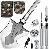 Camping Shovel Folding Multitool, Portable Digging Shovel, 30-inch Alloy Steel Tactical Shovel, Military Shovel, Survival Sho