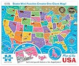 Re-marks Map of The USA 850 Piece Puzzle with Mini
