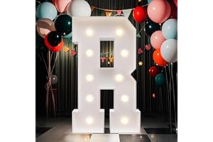 MAGIKIDZ Marquee Letter, 4FT Marquee Light up Letters,LED Light Up Letter R-DIY Party Decorations, Elevate Your Events with Marquee Letters 4 feet Tall, Perfect for Party, Birthday, Baby Shower