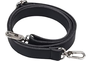 BOMKEE Leather Replacement Shoulder Strap 61 Inch Universal Adjustable Handbag Straps for Shoulder Crossbody Messenger Bag, B