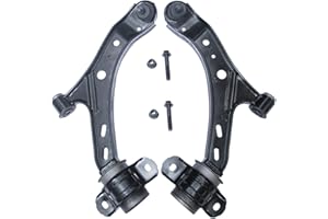 Left Right Front Lower Control Arm and Ball Joint Assembly Compatible 2005 06 07 08 09 Ford Mustang (Exc.Shelby GT500 Models) Driver Passenger Side 2PCS AUQDD K80726 K80727 Professional Suspension