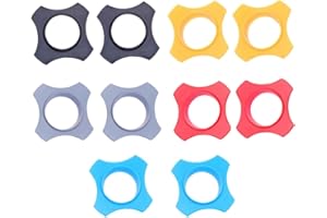 Liyquint 10pcs Rubber Microphone Anti-roll,Anti-Rolling Mic Protection Silicone Ring,Mic Anti-roll Ring Stand Anti Ring Silic