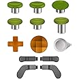 Accessories for Xbox Elite Controller Series 2-13 in 1 Halo Infinite Edition Replacement Paddles Thumbsticks Analog Sticks Joystick Parts Repair Kit Component Set with 2 D-Pads, 1 Tool