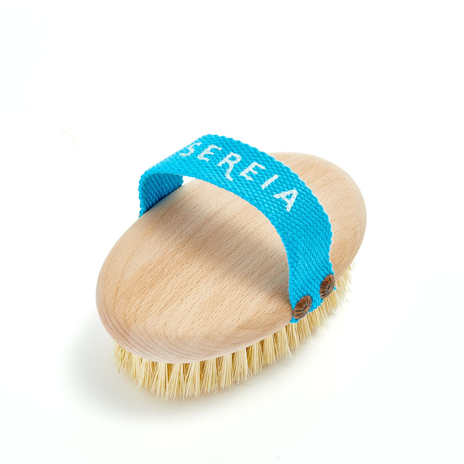 Sereia Skincare Dry Body Brush - Exfoliating with Natural Cactus Sisal Bristles for Radiant, Smooth, and Firm Skin - Ideal for Lymphatic System Stimulation, Sustainable Beechwood Handle