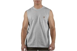 Carhartt Men's Workwear Pocket Sleeveless Midweight T-Shirt Relaxed Fit