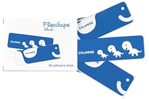 Chummie TCT50B Flexitape for Premium & Elite Bedwetting Alarms - Blue, 60 Count