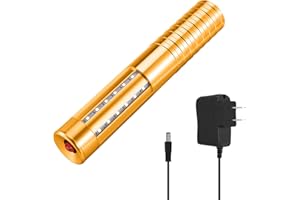 DRAGONFLYDREAMS LED Strobe Baton Bottle Service Sparklers Bottle Service Light Bottle Reusable Handheld Light with 3 Lighting Modes for Nightclubs Weddings Parties Activities Supplies (Gold)