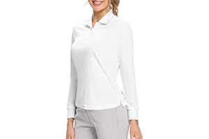 Hiverlay Polo Shirts for Women Golf Shirts Dry Fit UPF 50+ Lightweight Moisture Wicking Collared Tennis Shirts Ladies Tops