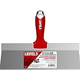 12" Soft-Grip Stainless Steel Taping Knife - LEVEL5 | Pro-Grade | Metal Hammer End | 5-137
