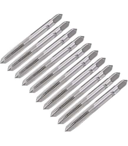 Lot De 3 Tarauds Métriques M6 X 1 - Tarauds à Vis Conique, Intermédiaire Et Inférieur - Acier Rapide