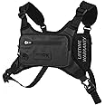 MVRK Water Resistant Chest Pack - Running Vest for Workouts, Running Phone Holder Extra Storage, Lightweight Running Pack
