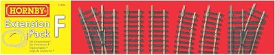 Hornby R8226 OO Gauge Track Extension Pack F Includes Straights Curves Points