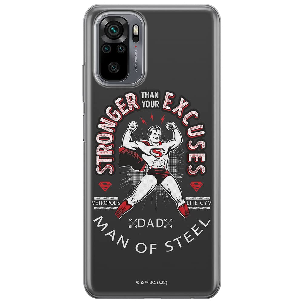 ERT GROUP mobile phone case for Xiaomi REDMI NOTE 10/ 10S original and officially Licensed DC pattern Superman 025 optimally adapted to the shape of the mobile phone, case made of TPU