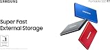 Samsung T7 Portable SSD 1 TB Metallic Red USB 3.2 Gen 2 Fast Storage view 2