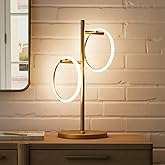 Brightech Saturn Table Lamp, Great Living Room Decor, Desk Tree Lamp for Offices, Contemporary Lamp for Living Rooms, Nightst