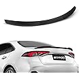SCITOO Spoiler Wing Fits for 2020-2021 for Toyota Corolla Glossy Black JDM Style Rear Trunk Spoiler Wing