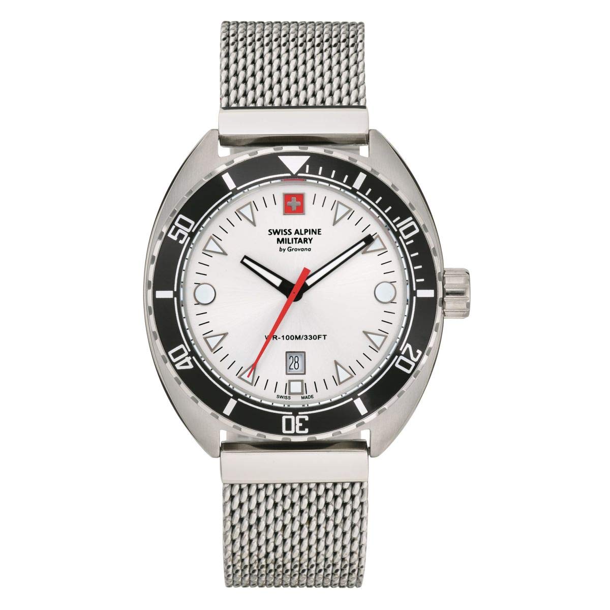 Swiss Alpine Military Men's Watch Analogue Quartz 7066.1132SAM Stainless Steel