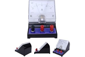 LUCKDANO Ammeter Analog Amp DC Current Measuring Gauge Current Meter 00.6A & 03A High Precision 2.5 Accuracy Level for Educat