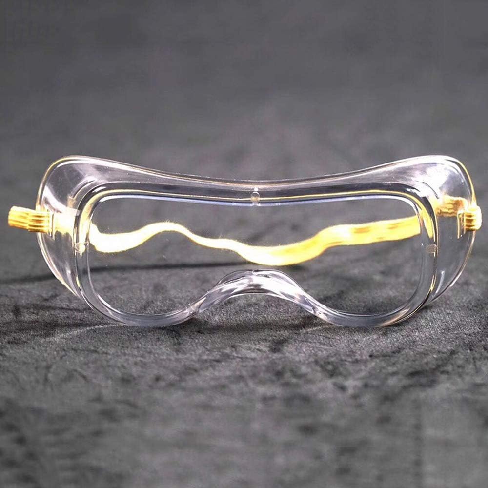 DAWEIF Safety Glasses Multi-function Closed Protective Goggles Saliva Splashing and Anti-Fog Antisand Windproof Dust Resistant Transparent Outdoor Sport