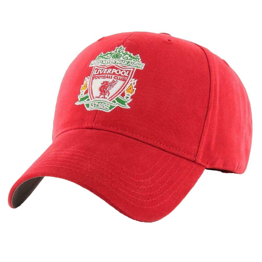 Liverpool Basic Crest Baseball Cap Red