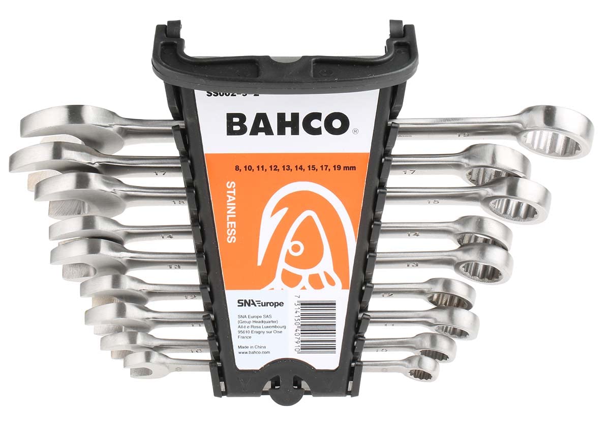 SS Comb Wrench 9Pcs Set