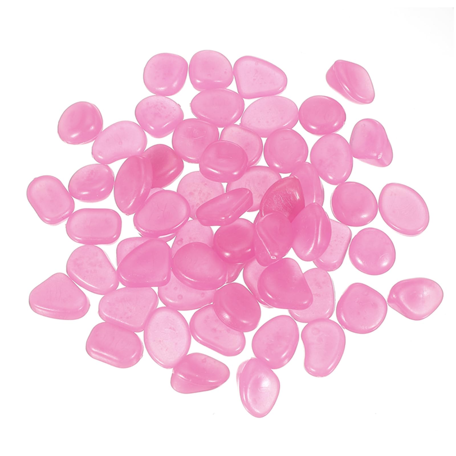 PATIKIL Glowing Stones, 100 Pcs Glow in the Dark Rocks for Indoor Outdoor Fish Tank Decorations Garden Yard Landscaping Gifts for Friends, Dark Purple