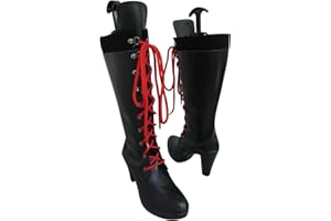 Yuancoser Junko Enoshima Ultimate Fashionista Long Halloween Cosplay Shoes Boots