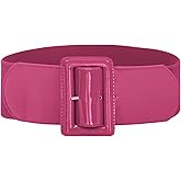 GRACE KARIN Women's Stretchy Belt 1950s 3 Inch Wide Elastic Belts