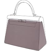 DGAZ Purse Pillow Shaper Insert for Hermes Kelly Bags, Silky Pillow Shaper for Luxury Handbags(Konjac purple,KL25 Retourne)