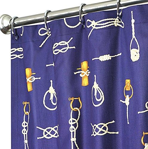 Amazon Com Extra Long Shower Curtain Fabric Nautical Shower