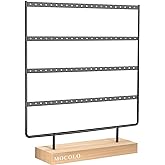 Mocolo Earring Holder Stand, Earring Organizer Display Holder Stand for Hanging Earrings(88 Holes & 4 Layers)