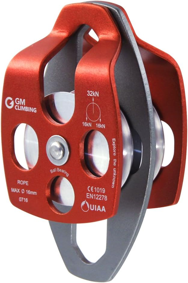 GM CLIMBING Hardware Kit for 5:1 Mechanical Advantage Pulley/Hauling/Dragging System Block and Tackle Screw Lock : Sports & Outdoors
