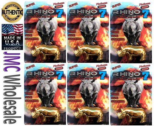 JMC-Rhino Best Sexual Male Performance Enhancement Pill Rhino 7 30000 Small Gold 6 Pills