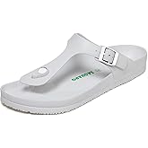 SAGUARO Mules Men's Lightweight Toe Separator Women's Non-Slip Flip Flops Summer Flip Flops Size 36-48